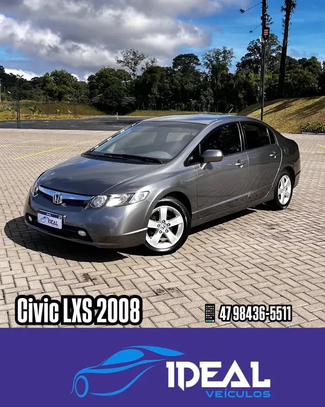 Carro Honda Civic 2008 New  EXS 1.8 16V (Aut) (Flex)