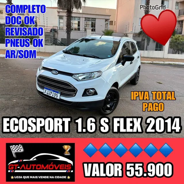 Carro Ford EcoSport 2014 Ecosport S 1.6 16V (Flex)