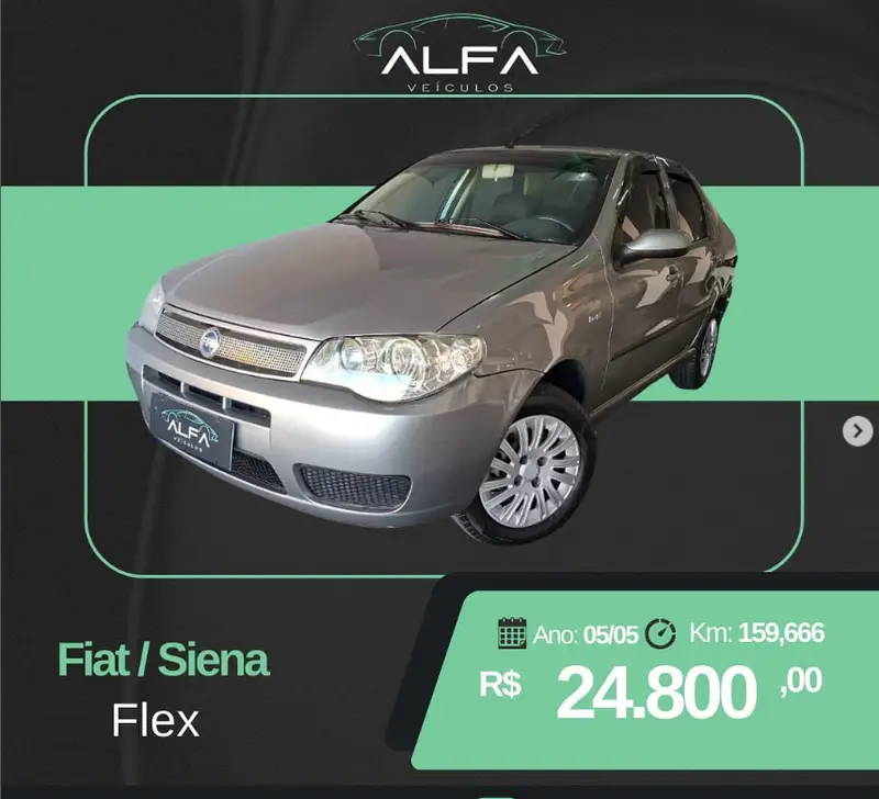 Fiat Siena ELX 1.3 8V (Flex)