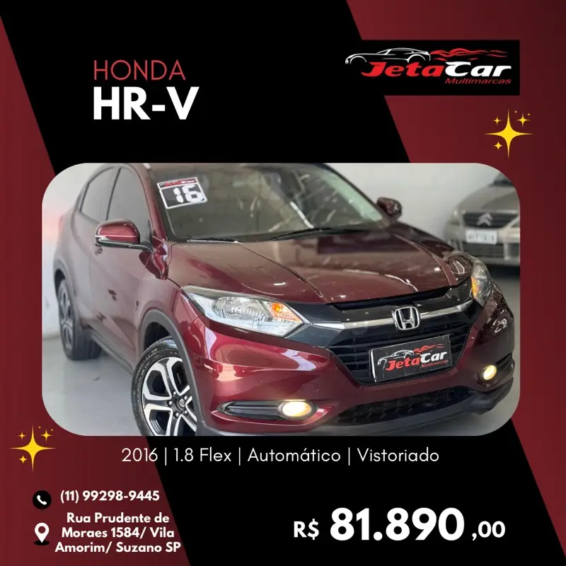 Honda HR-V EX CVT 1.8 I-VTEC FlexOne