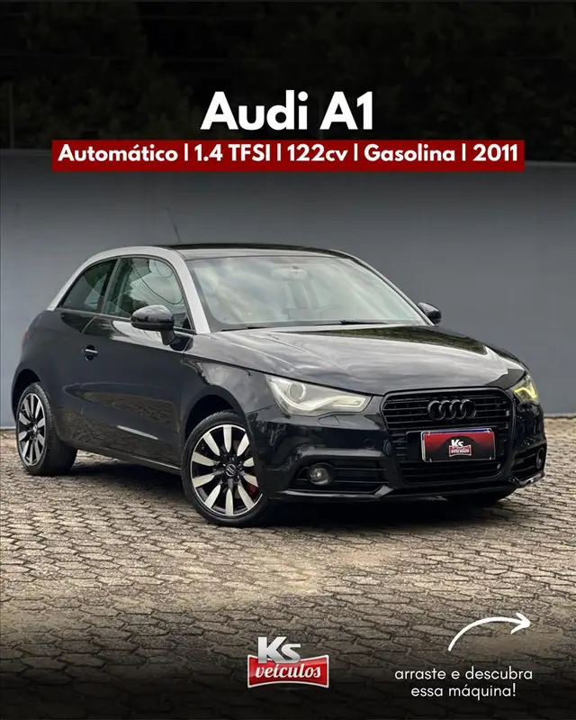 Carro Audi A1 2011 1.4 TFSI Attraction S Tronic