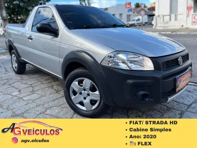 Carro Fiat Strada 2020 Hard Working 1.4 (Flex) (Cabine Simples)