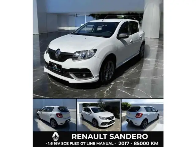 Carro Renault Sandero 2017 GT Line 1.6 16V SCe (Flex)