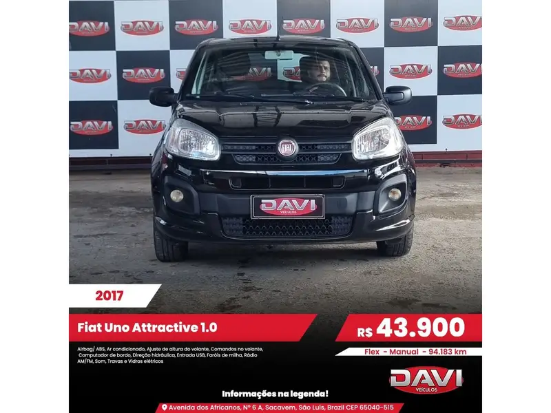 Fiat Uno Attractive 1.0 (Flex) 4p