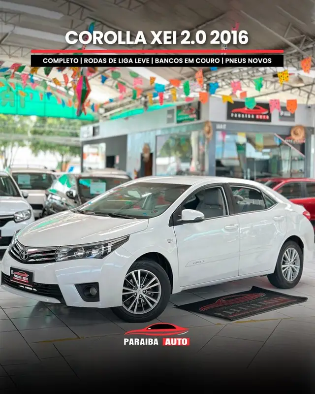 Carro Toyota Corolla 2016 2.0 XEi Multi-Drive S (Flex)