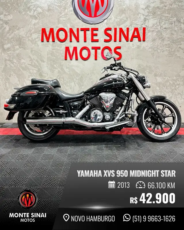 Carro Yamaha Xvs Midnight 2013 950