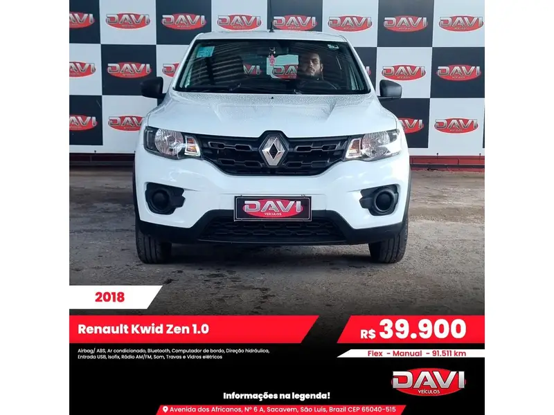 Renault Kwid Life 1.0 12v SCe (Flex)
