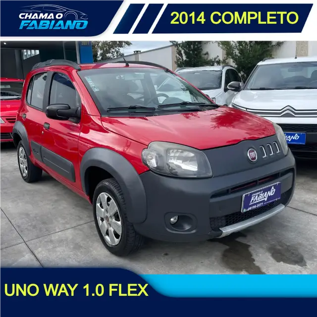 Carro Fiat Uno 2014 Way 1.0 8V (Flex) 4p