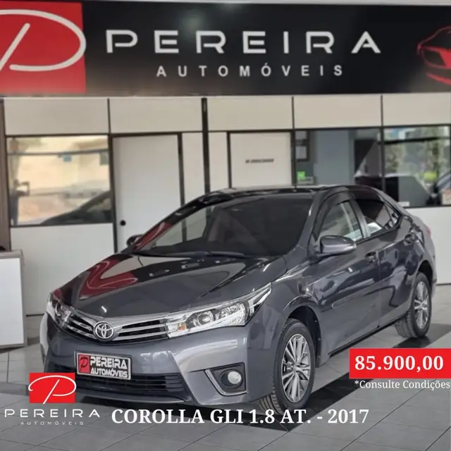Carro Toyota Corolla 2017 1.8 Dual VVT GLi Multi-Drive (Flex)