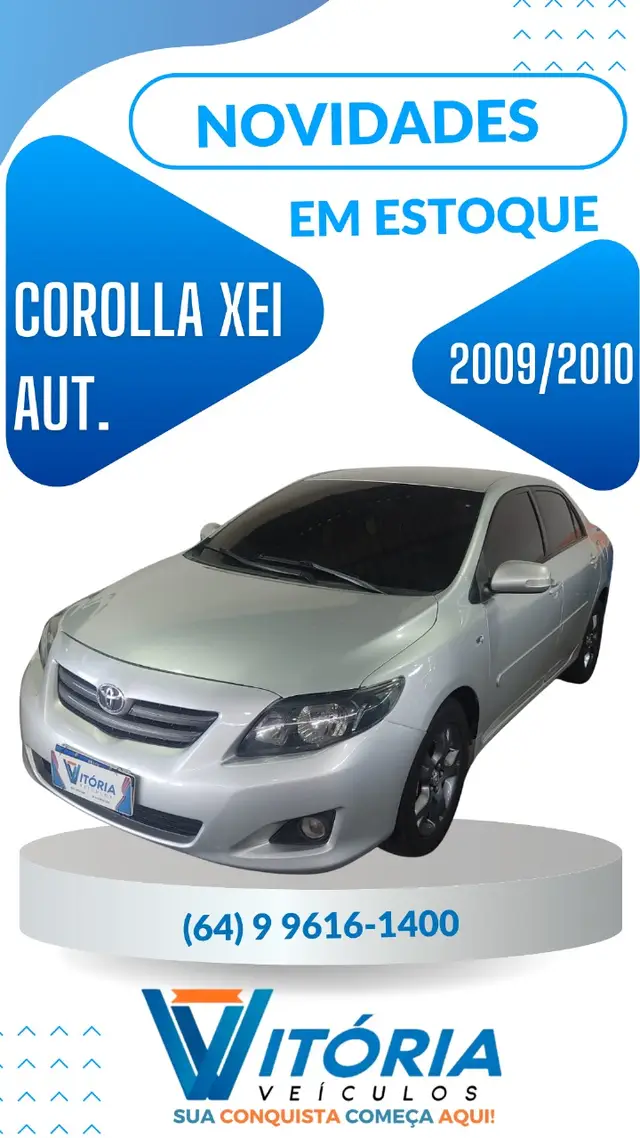 Carro Toyota Corolla 2010 Sedan XEi 1.8 16V (flex) (aut)