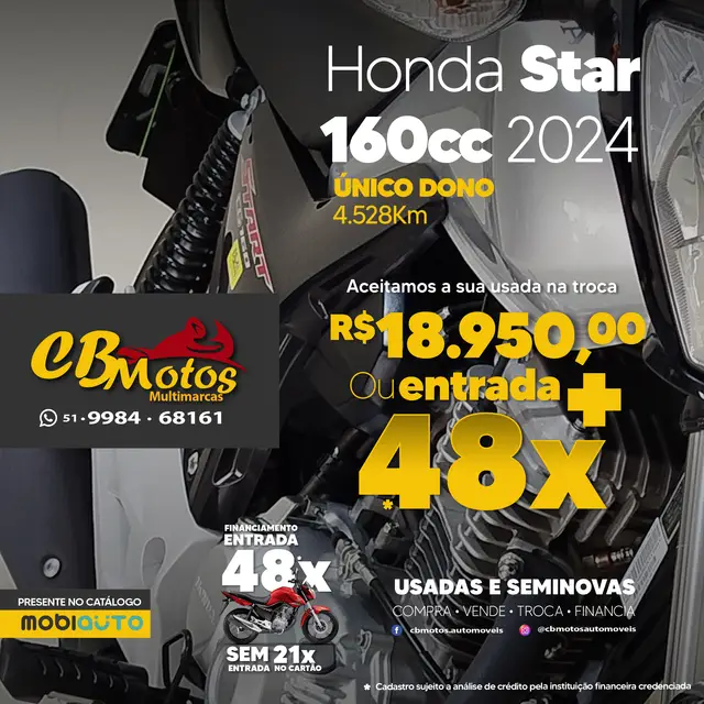 Carro Honda CG 160 2024 Start