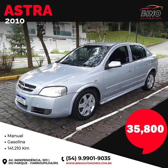 Carro Chevrolet Astra Hatch 2010 Advantage 2.0 (Flex)