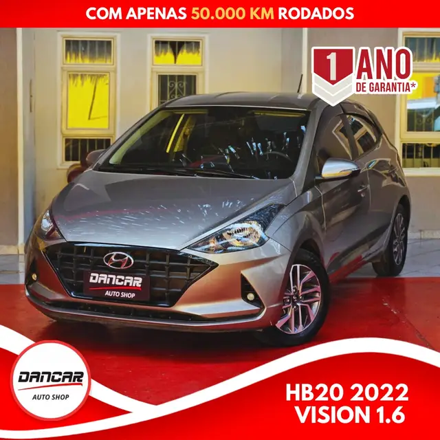 Carro Hyundai HB20 2022 Vision 1.6