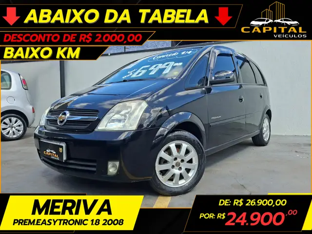 Carro Chevrolet Meriva 2008 Premium 1.8 (Flex) (easytronic)