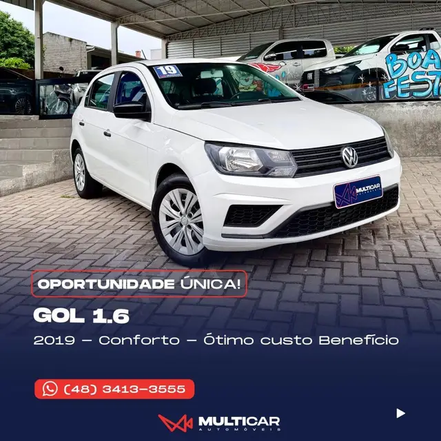 Carro Volkswagen Gol 2019 1.6 MSI (Flex)