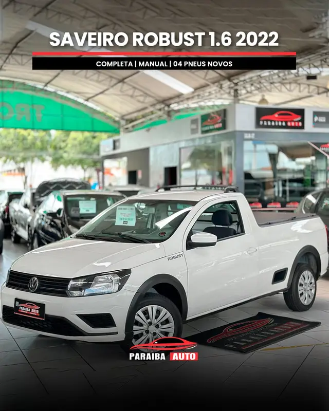 Carro Volkswagen Saveiro 2022 Robust 1.6 MSI CS (Flex)
