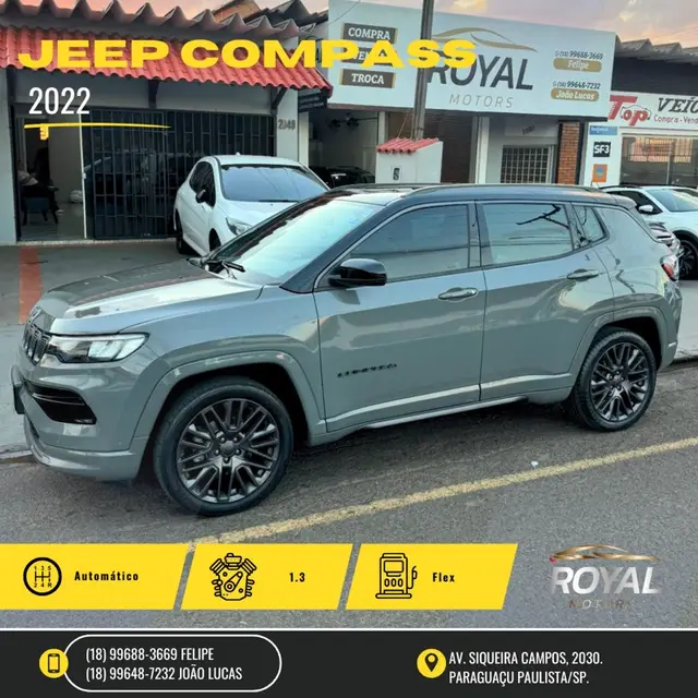 Carro Jeep Compass 2022 Série S 1.3 T270 (Aut) (Flex)