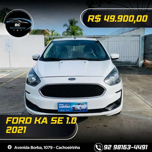 Carro Ford Ka 2021 1.0 SE Plus (Flex)
