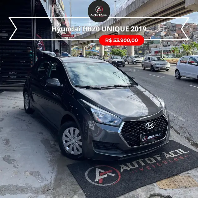 Carro Hyundai HB20 2019 1.0 Unique (Flex)