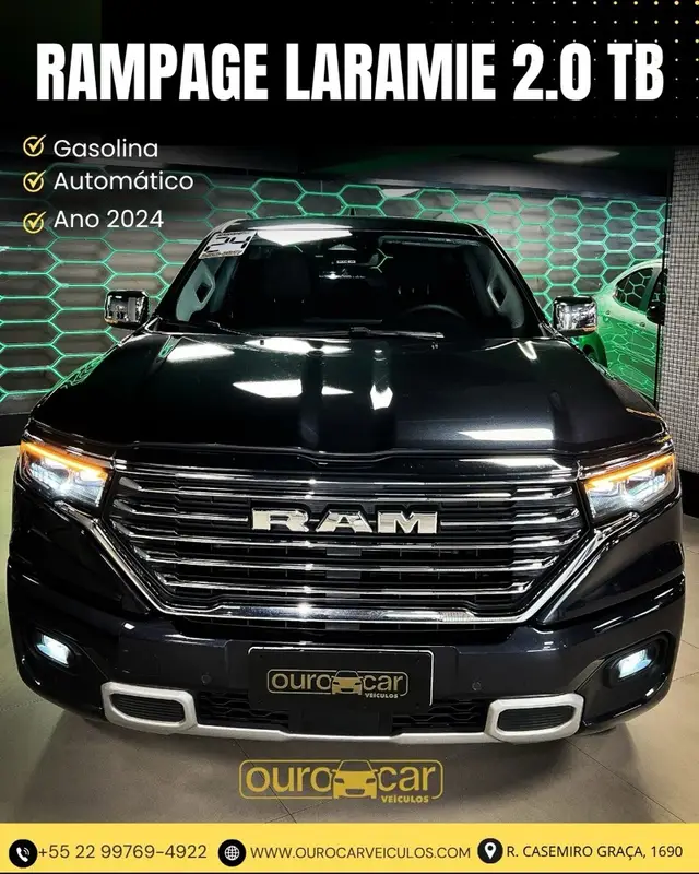 Carro RAM Rampage 2024 Laramie 2.0 Turbo