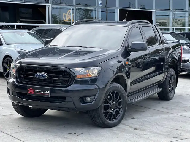 Carro Ford Ranger Cabine Dupla 2023 Black 2.2 Turbodiesel 4x2 (Aut)