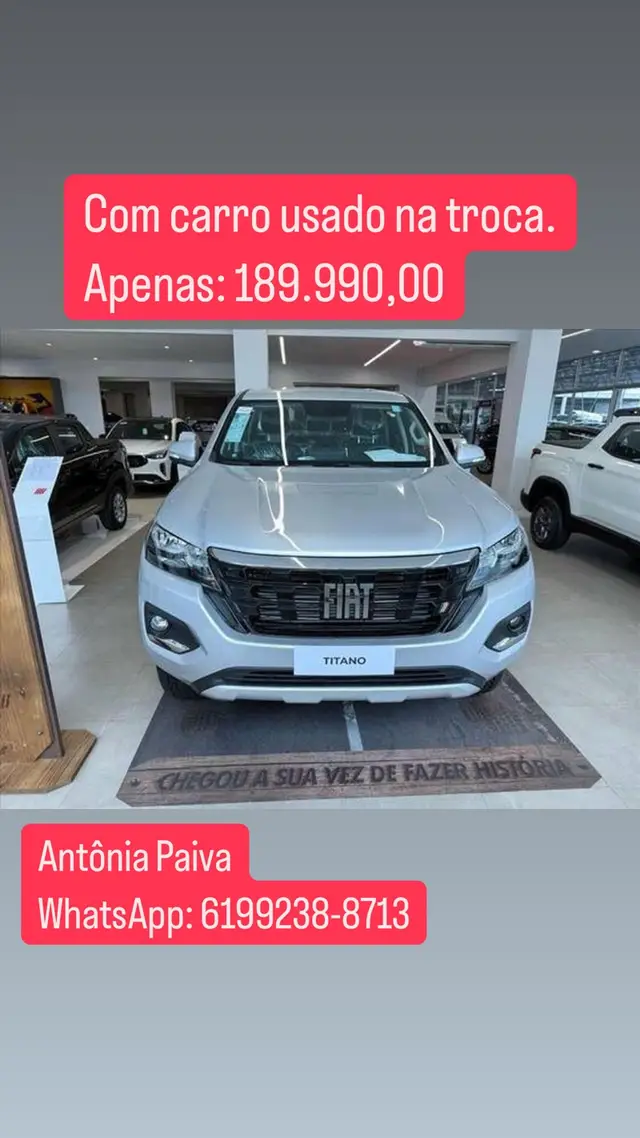 Carro Fiat Titano 2025 Volcano 2.2 Turbodiesel (Aut.)