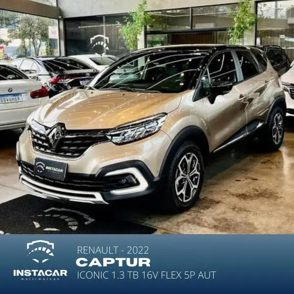 Carro Renault Captur 2022 Iconic 1.3 Turbo CVT