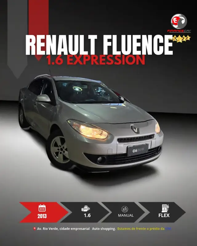 Carro Renault Fluence 2013 2.0 16V Dynamique (Flex)