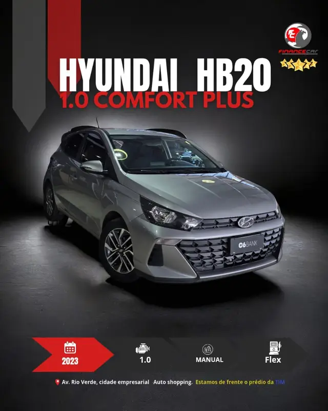 Carro Hyundai HB20 2023 Limited 1.0 (Flex)