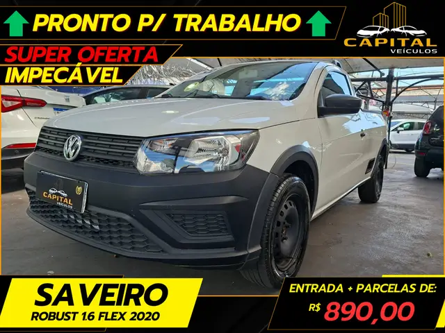 Carro Volkswagen Saveiro 2020 Robust 1.6 MSI CS (Flex)