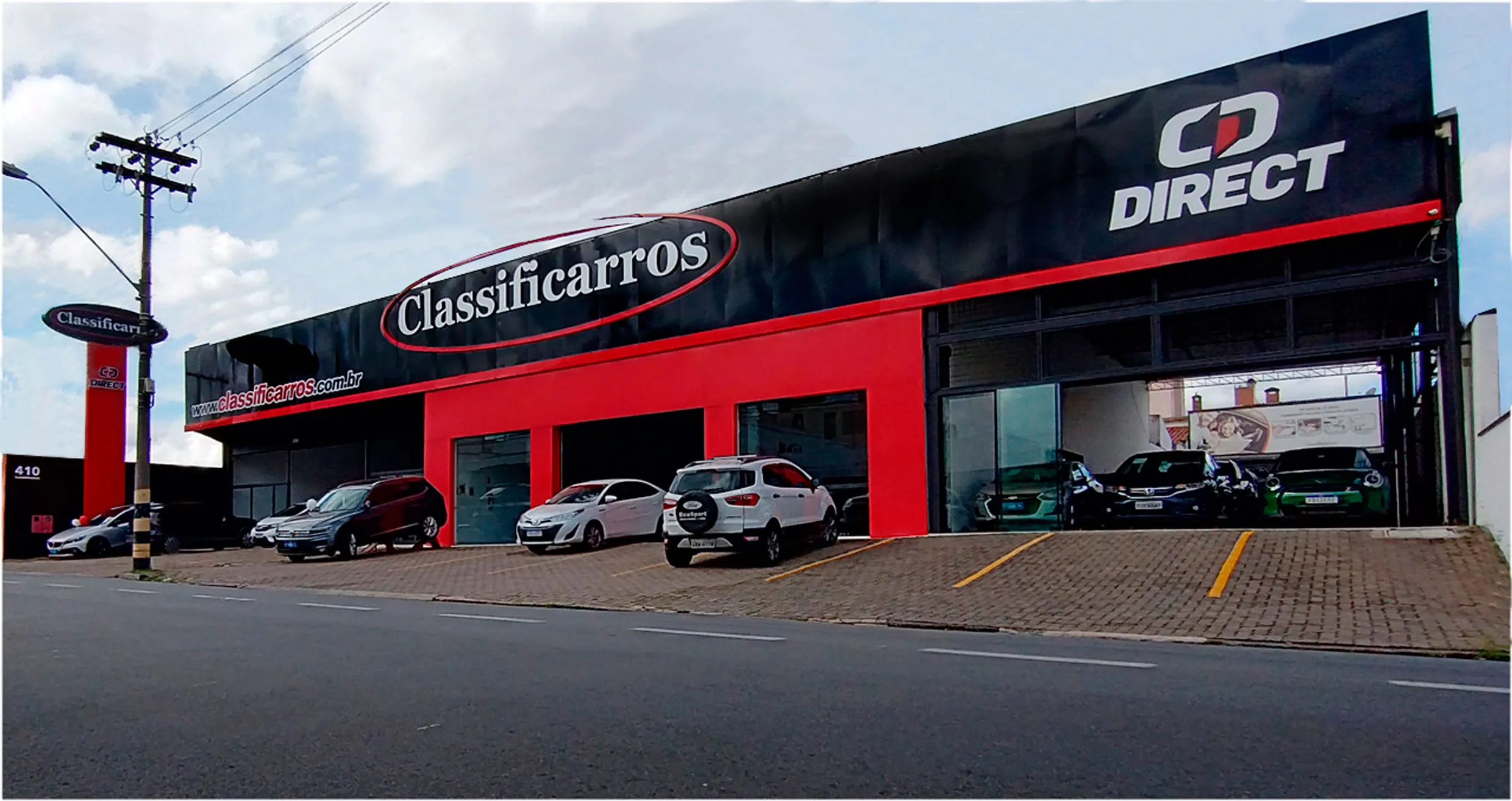 Fachada da loja Classificarros Multimarcas - Campinas - SP
