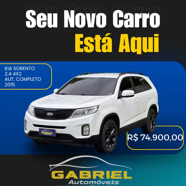 Carro Kia Sorento 2015 2.4 16V 4x2 (Aut)