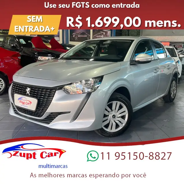 Carro Peugeot 208 2023 Like 1.0 (Flex)