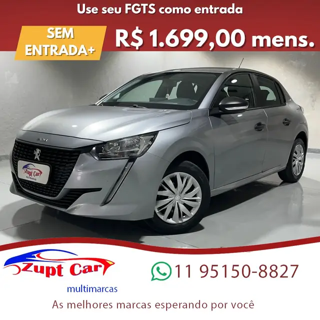 Carro Peugeot 208 2023 Like 1.0 (Flex)