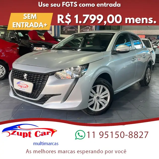 Carro Peugeot 208 2024 Like 1.0