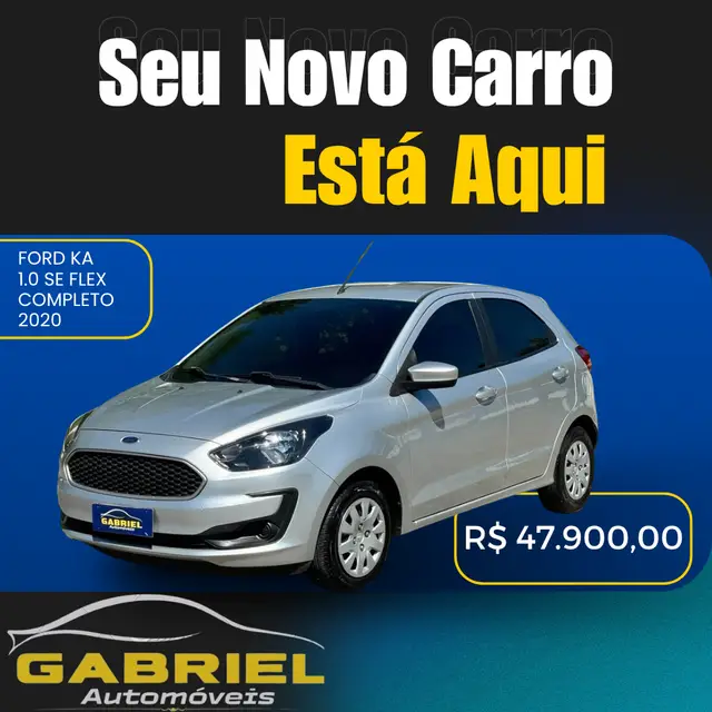 Carro Ford Ka 2020 1.0 SE (Flex)