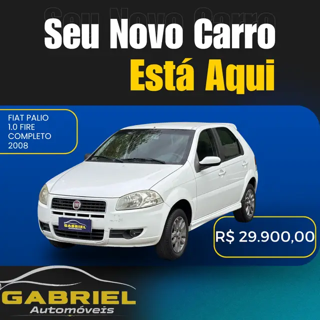 Carro Fiat Palio 2009 ELX 1.0 (Flex) 4p