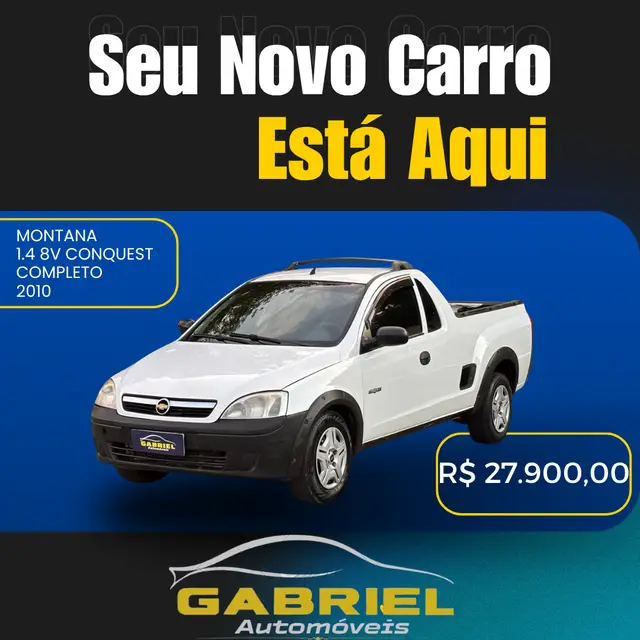 Carro Chevrolet Montana 2010 Conquest 1.4 (Flex)