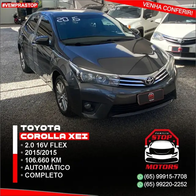 Carro Toyota Corolla 2015 2.0 XEi Multi-Drive S (Flex)