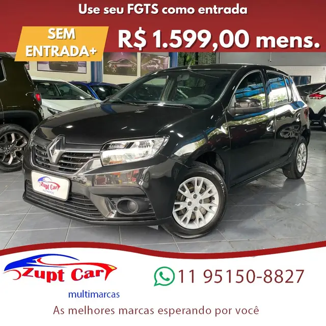 Carro Renault Sandero 2022 Zen 1.0 12V SCe (Flex)
