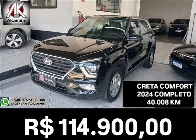 Carro Hyundai Creta 2024 Comfort 1.0 Turbo (Aut) (Flex)