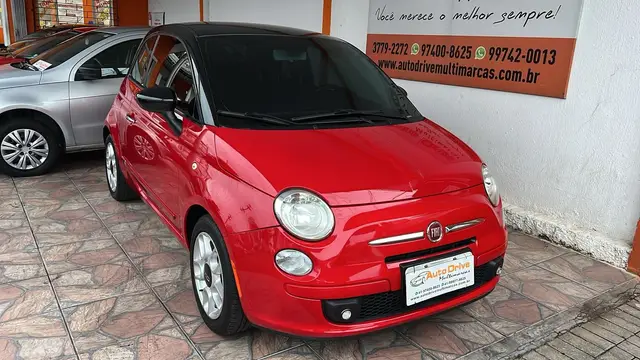 Carro Fiat 500 2014 Cult 1.4 Evo (Flex)