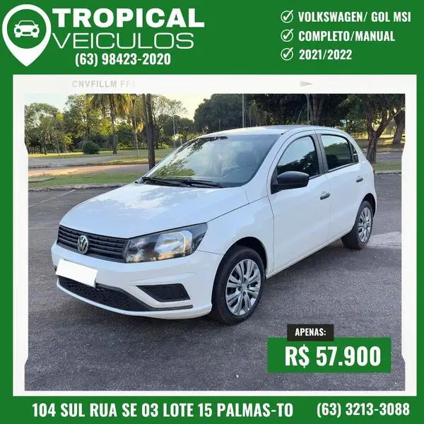 Carro Volkswagen Gol 2022 1.6 (Flex)