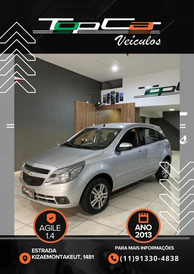 Carro Chevrolet Agile 2013 LTZ 1.4 8V (Flex)
