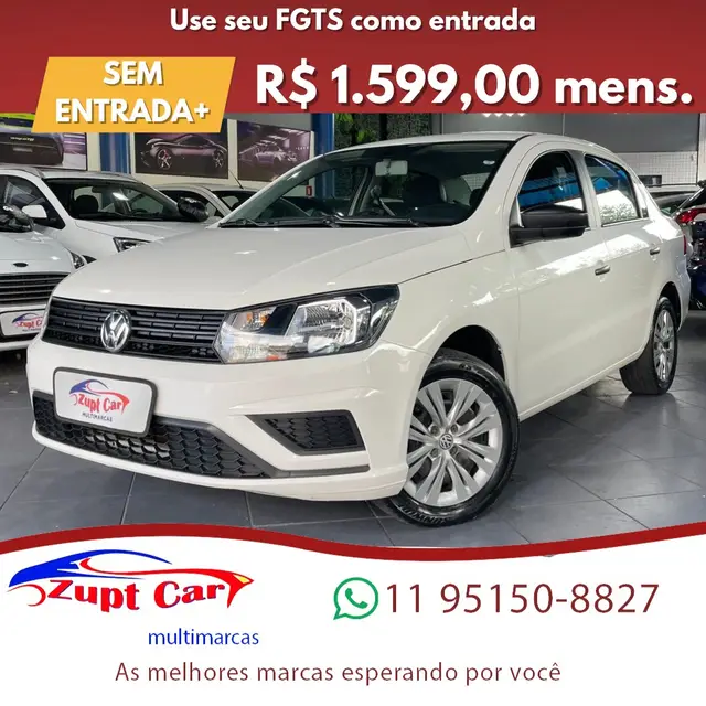 Carro Volkswagen Voyage 2023 1.0 MPI (Flex)