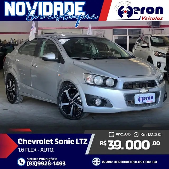Carro Chevrolet Sonic Sedan 2013 LTZ (Aut)