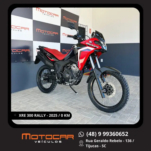 Carro Honda XRE Sahara 300 2025 Rally
