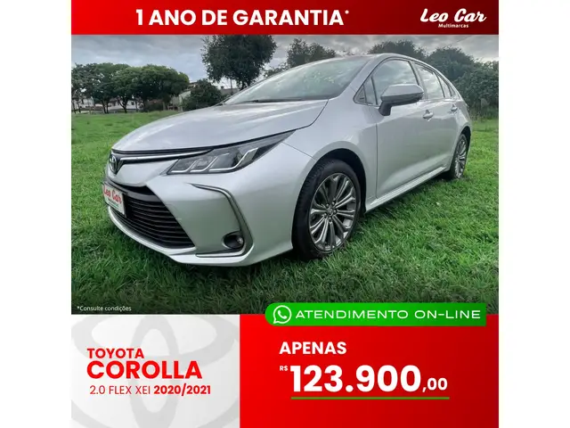 Carro Toyota Corolla 2021 2.0 XEi Multi-Drive S (Flex)