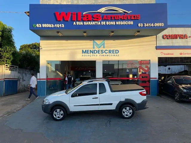 Carro Fiat Strada 2014 Working 1.4 (Flex) (Cabine Estendida)