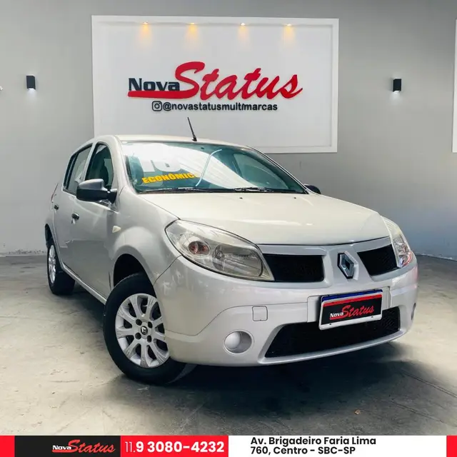 Carro Renault Sandero 2010 Authentique 1.6 8V Hi-Torque (flex)
